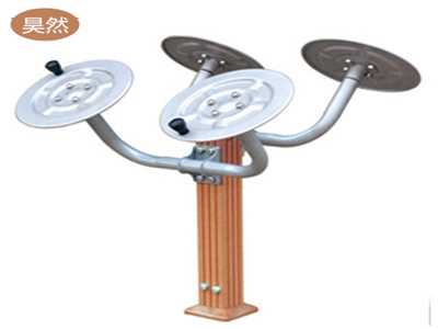 雙人肩關節訓練器(塑木健身路徑)